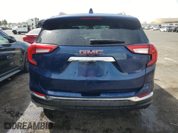 2023 GMC Terrain SLT with VIN 3GKALPEG2PL168282, listed as a Copart auction lot 51386675 with 56,266 mi miles and Clean Title. Bid and sale history available at carsss.com. Image 6.