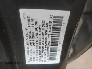2014 Honda Accord LX z VIN 1HGCR2F35EA104468, wystawiony jako Copart lot #54717575 z przebiegiem 119 820 mil mil oraz Szkoda całkowita • Salvage title. Historia ofert i sprzedaży dostępna na DreamBid. Obrazek 13.