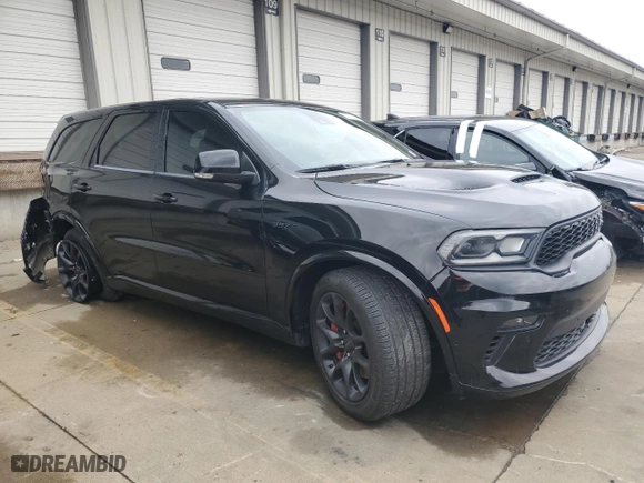 2021 Dodge Durango SRT 392 with VIN 1C4SDJGJ9MC574957, listed as a Copart auction lot 83679864 with 61,295 mi miles and Salvage Title. Bid and sale history available at carsss.com. Image 4.