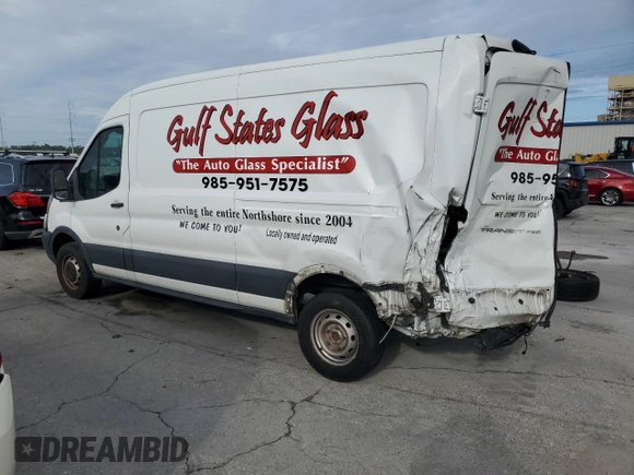 2018 Ford Transit with VIN 1FTYR2CM7JKA03177, listed as a Copart auction lot 74734674 with 216,692 mi miles and Salvage Title. Bid and sale history available at carsss.com. Image 2.