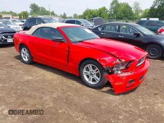 2014 Ford Mustang V6 with VIN 1ZVBP8EM4E5201342, listed as a IAAI auction lot 42377801 with 99,600 mi miles and . Bid and sale history available at DreamBid. Image 1.