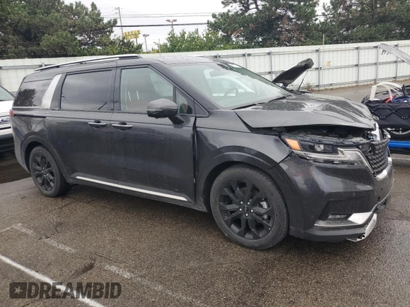 2023 Kia Carnival SX with VIN KNDNE5H30P6199254, listed as a Copart auction lot 78576974 with 36,167 mi miles and Salvage Title. Bid and sale history available at carsss.com. Image 4.