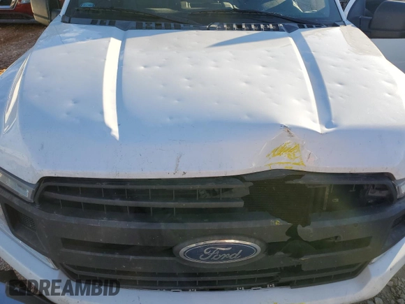2018 Ford F-150 XL with VIN 1FTMF1C5XJKE40780, listed as a Copart auction lot 74917504 with Not provided miles and Salvage title. Bid and sale history available at DreamBid. Image 11.