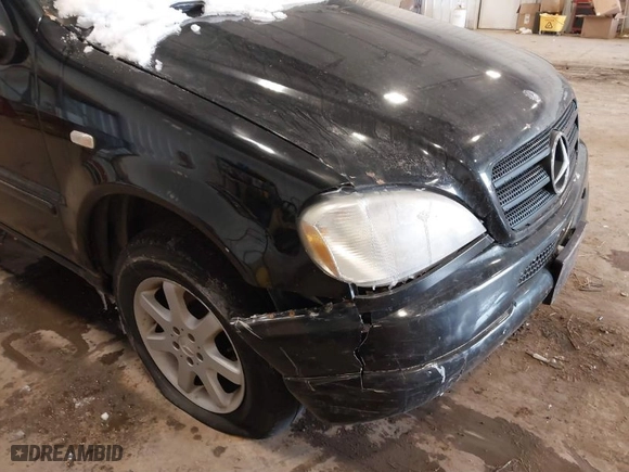 1999 Mercedes-Benz M-Class with VIN 4JGAB72E6XA080355, listed as a IAAI auction lot 41600335 with NaN miles. Bid and sale history available at carsss.com. Image 6.