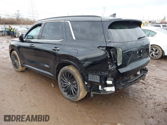 2024 Hyundai Palisade Calligraphy z VIN KM8R7DGE5RU804260, wystawiony jako IAAI lot #41467561 z przebiegiem 2 102 mil mil oraz . Historia ofert i sprzedaży dostępna na DreamBid. Obrazek 3.