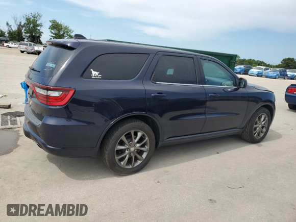 2014 Dodge Durango SXT with VIN 1C4RDHAG8EC520233, listed as a Copart auction lot 62555885 with 47,277 mi miles and Salvage title. Bid and sale history available at DreamBid. Image 3.