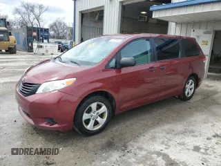 2013 Toyota Sienna L with VIN 5TDZK3DCXDS282433, listed as a Copart auction lot 49527945 with 197,583 mi miles and Salvage title. Bid and sale history available at DreamBid. Image 1.