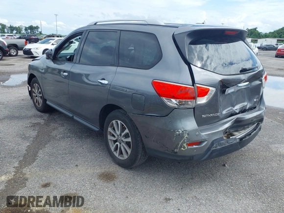 2016 Nissan Pathfinder S with VIN 5N1AR2MN4GC613707, listed as a IAAI auction lot 42462865 with 130,113 mi miles and . Bid and sale history available at DreamBid. Image 3.