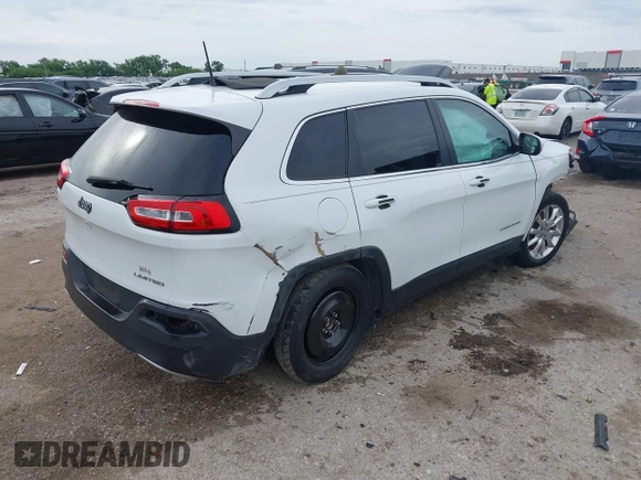2017 Jeep Cherokee Limited z VIN 1C4PJLDB0HW516120, wystawiony jako IAAI lot #42357568 z przebiegiem 95 039 mil mil oraz . Historia ofert i sprzedaży dostępna na DreamBid. Obrazek 4.