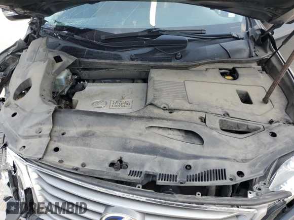 2014 Lexus RX 450h with VIN JTJZB1BA1E2413678, listed as a Copart auction lot 68524544 with 104,784 mi miles and Salvage title. Bid and sale history available at DreamBid. Image 12.