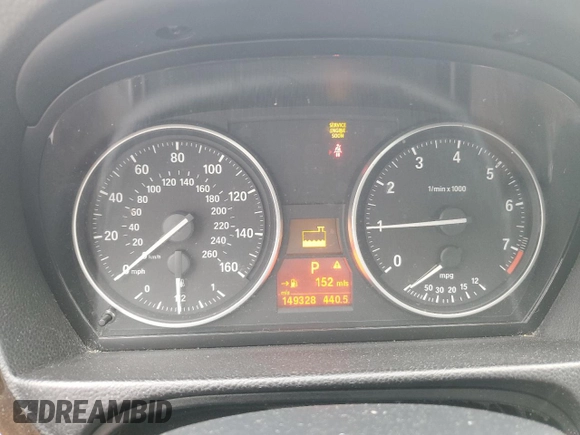 2011 BMW 3 Series 328i xDrive z VIN WBAPK7G54BNN86823, wystawiony jako Copart lot #55801365 z przebiegiem 149 328 mil mil oraz Szkoda całkowita • Salvage title. Historia ofert i sprzedaży dostępna na DreamBid. Obrazek 9.