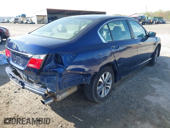 2014 Honda Accord Sedan LX with VIN 1HGCR2F3XEA217459, listed as a IAAI auction lot 41931324 with 109,500 mi miles. Bid and sale history available at carsss.com. Image 4.