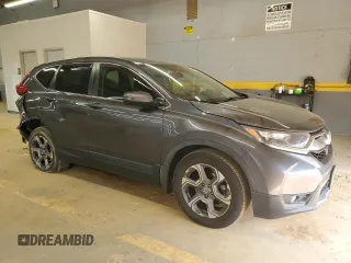 2019 Honda CR-V EX with VIN 5J6RW1H51KA007042, listed as a Copart auction lot 49327535 with 104,418 mi miles and Salvage Title. Bid and sale history available at carsss.com. Image 4.