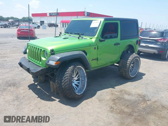 2018 Jeep Wrangler Sport with VIN 1C4GJXAG1JW271695, listed as a IAAI auction lot 42472603 with 105,460 mi miles and . Bid and sale history available at DreamBid. Image 21.