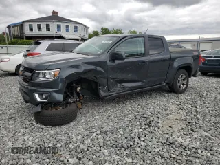 2018 Chevrolet Colorado 4WD Z71 with VIN 1GCGTDEN1J1157002, listed as a Copart auction lot 58708045 with 56,796 mi miles and Salvage title. Bid and sale history available at DreamBid. Image 1.