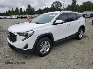 2019 GMC Terrain SLE with VIN 3GKALTEV2KL360608, listed as a Copart auction lot 62577555 with 120,763 mi miles and Clean title. Bid and sale history available at DreamBid. Image 1.