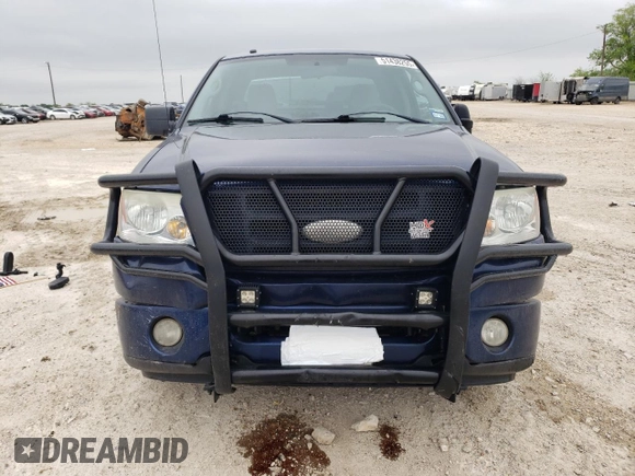 2007 Ford F-150 STX with VIN 1FTRX12W37FB89812, listed as a Copart auction lot 51438255 with 242,607 mi miles and Salvage title. Bid and sale history available at DreamBid. Image 5.