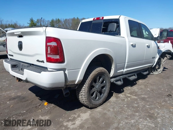 2019 Ram 2500 Laramie with VIN 3C6UR5FL7KG714624, listed as a IAAI auction lot 41917475 with 26,295 mi miles. Bid and sale history available at carsss.com. Image 4.
