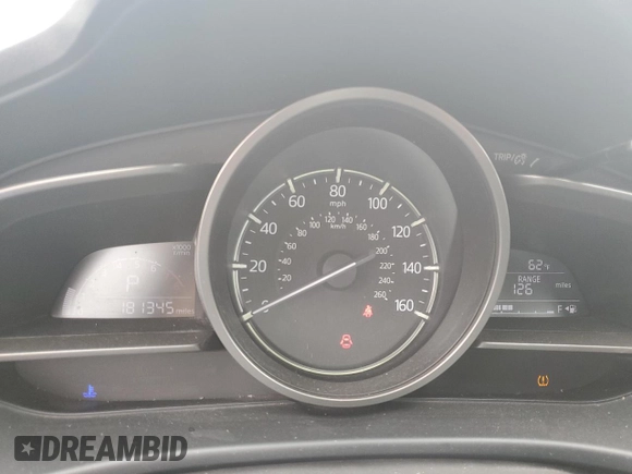 2017 Mazda 3 Touring with VIN JM1BN1V7XH1143503, listed as a Copart auction lot 58628085 with 181,345 mi miles and Salvage title. Bid and sale history available at DreamBid. Image 9.