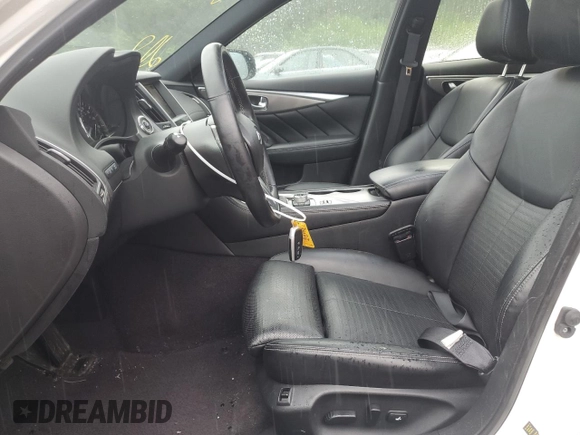 2020 Infiniti Q50 Luxe with VIN JN1EV7AR1LM254054, listed as a Copart auction lot 58151015 with 80,226 mi miles and Salvage title. Bid and sale history available at DreamBid. Image 7.