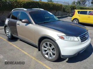 2006 Infiniti FX with VIN JNRAS08U56X100133, listed as a IAAI auction lot 41630866 with 191,231 mi miles. Bid and sale history available at carsss.com. Image 1.