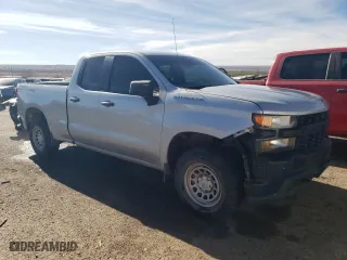 2019 Chevrolet Silverado 1500 Work Truck with VIN 1GCRYAEH5KZ322538, listed as a Copart auction lot 44255415 with 97,746 mi miles and Salvage Title. Bid and sale history available at carsss.com. Image 4.