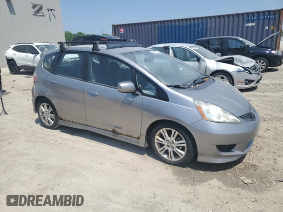 2009 Honda Fit Sport with VIN JHMGE88449S012139, listed as a Copart auction lot 60046185 with 255,292 mi miles and Clean title. Bid and sale history available at DreamBid. Image 4.