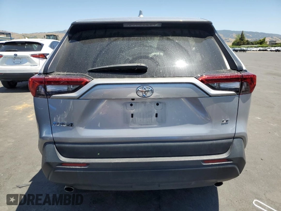 2022 Toyota RAV4 LE with VIN 2T3H1RFV5NC181883, listed as a Copart auction lot 57295335 with 57,508 mi miles and Salvage title. Bid and sale history available at DreamBid. Image 6.