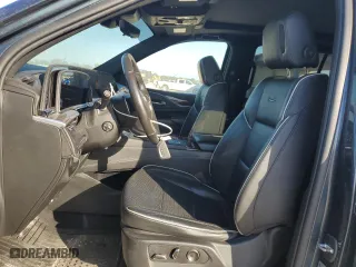 2021 Cadillac Escalade Premium Luxury with VIN 1GYS4CKL0MR187838, listed as a Copart auction lot 80259484 with 152,906 mi miles and Salvage Title. Bid and sale history available at carsss.com. Image 7.