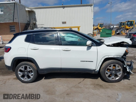 2019 Jeep Compass Limited with VIN 3C4NJDCB0KT827087, listed as a IAAI auction lot 41856565 with 69,081 mi miles and . Bid and sale history available at DreamBid. Image 13.