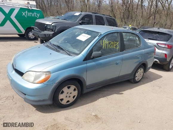 2002 Toyota ECHO with VIN JTDBT123420256593, listed as a IAAI auction lot 41920125 with NaN miles. Bid and sale history available at carsss.com. Image 2.