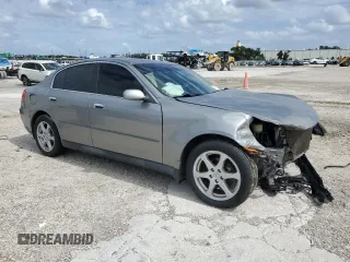 2004 Infiniti G35 w/Leather with VIN JNKCV51F94M717606, listed as a Copart auction lot 74712714 with 197,420 mi miles and Salvage Title. Bid and sale history available at DreamBid. Image 4.