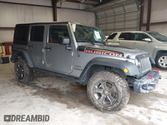 2017 Jeep Wrangler Unlimited Rubicon Recon z VIN 1C4BJWFG5HL687757, wystawiony jako IAAI lot #42367095 z przebiegiem 48 441 mil mil oraz . Historia ofert i sprzedaży dostępna na DreamBid. Obrazek 1.