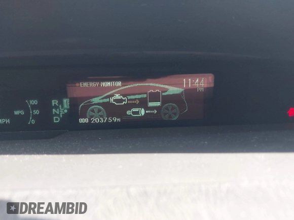 2010 Toyota Prius II with VIN JTDKN3DU7A0186713, listed as a IAAI auction lot 42139517 with 203,759 mi miles. Bid and sale history available at carsss.com. Image 7.