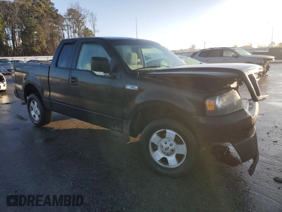 2006 Ford F-150 STX with VIN 1FTRX12W26FA78974, listed as a Copart auction lot 42777585 with 215,430 mi miles and Salvage Title. Bid and sale history available at carsss.com. Image 4.