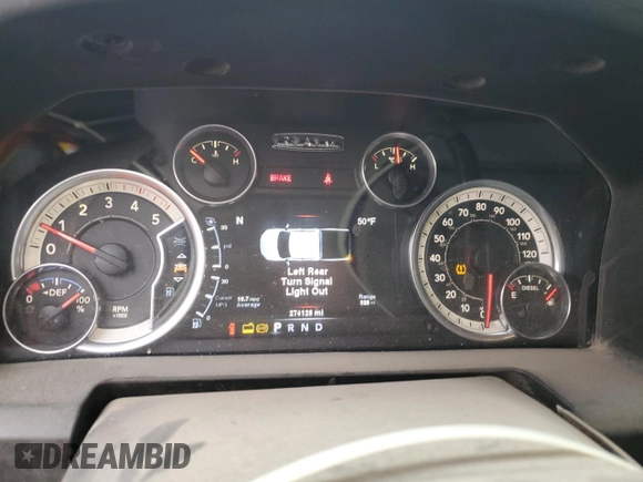 2014 Ram 2500 SLT with VIN 3C6UR5JL1EG155132, listed as a Copart auction lot 47736155 with 274,128 mi miles and Salvage Title. Bid and sale history available at carsss.com. Image 9.