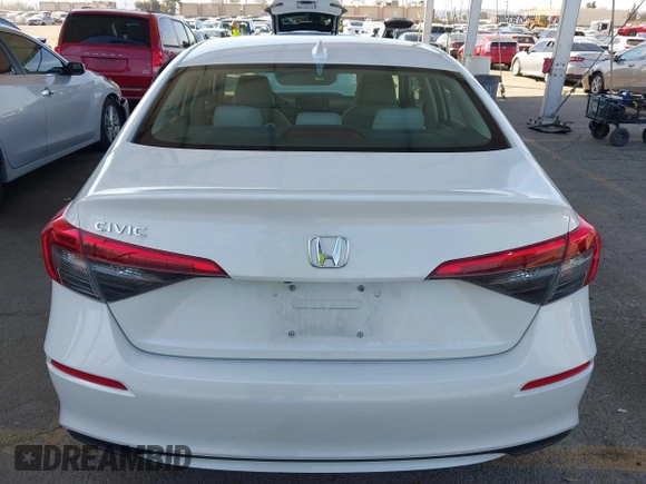 2023 Honda Civic Sedan LX with VIN 2HGFE2F2XPH531634, listed as a IAAI auction lot 41852064 with 24,458 mi miles. Bid and sale history available at carsss.com. Image 17.