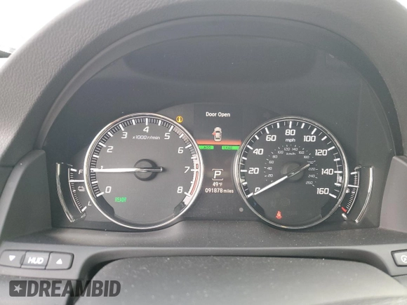 2016 Acura RLX Hybrid Advance Pkg with VIN JH4KC2F98GC000353, listed as a Copart auction lot 78083014 with 91,878 mi miles and Salvage Title. Bid and sale history available at carsss.com. Image 9.