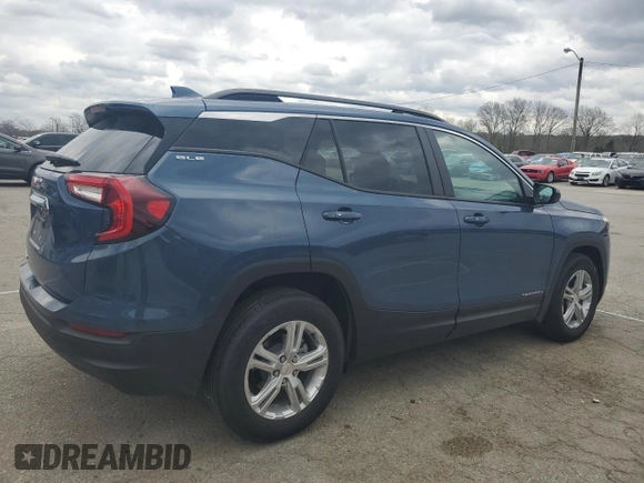 2024 GMC Terrain SLE z VIN 3GKALMEG0RL249976, wystawiony jako Copart lot #51411755 z przebiegiem 13 052 mil mil oraz Szkoda całkowita • Salvage title. Historia ofert i sprzedaży dostępna na DreamBid. Obrazek 3.
