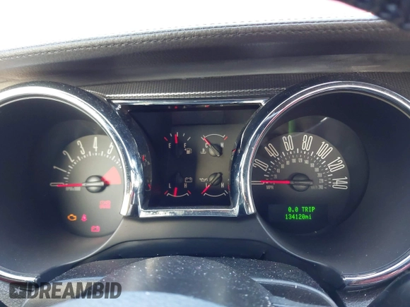 2007 Ford Mustang GT Deluxe with VIN 1ZVFT85H575257339, listed as a IAAI auction lot 41250343 with 134,120 mi miles and . Bid and sale history available at DreamBid. Image 7.