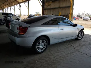 2000 Toyota Celica GT z VIN JTDDR32T5Y0002760, wystawiony jako Copart lot #57350925 z przebiegiem 182 414 mil mil oraz Szkoda całkowita • Salvage title. Historia ofert i sprzedaży dostępna na DreamBid. Obrazek 3.