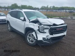 2023 GMC Terrain SLE z VIN 3GKALTEG1PL238072, wystawiony jako IAAI lot #42251664 z przebiegiem 67 464 mil mil oraz . Historia ofert i sprzedaży dostępna na DreamBid. Obrazek 1.