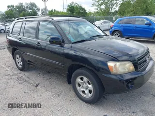 2005 Toyota Highlander with VIN JTEDD21A250121494, listed as a IAAI auction lot 42626552 with 169,988 mi miles and . Bid and sale history available at DreamBid. Image 1.