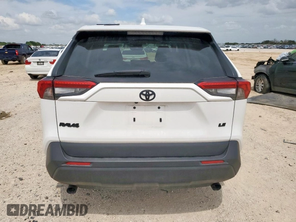 2023 Toyota RAV4 LE with VIN 2T3H1RFV4PC232972, listed as a Copart auction lot 59354655 with 27,884 mi miles and Salvage title. Bid and sale history available at DreamBid. Image 6.