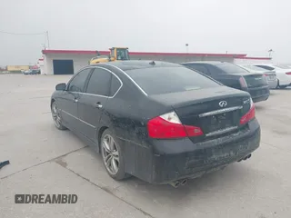 2008 Infiniti M45 with VIN JNKBY01E78M500350, listed as a IAAI auction lot 41740865 with 1 mi miles. Bid and sale history available at carsss.com. Image 3.