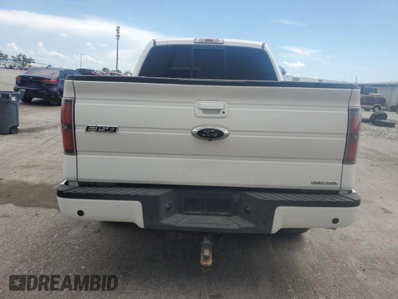 2013 Ford F-150 XL with VIN 1FTFW1CF4DFC85514, listed as a Copart auction lot 63978105 with 276,612 mi miles and Salvage title. Bid and sale history available at DreamBid. Image 6.