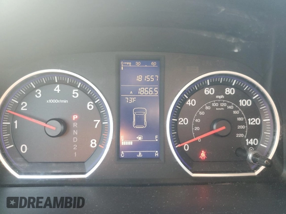 2011 Honda CR-V EX-L with VIN JHLRE4H73BC026100, listed as a Copart auction lot 61245265 with 181,557 mi miles and Salvage title. Bid and sale history available at DreamBid. Image 9.