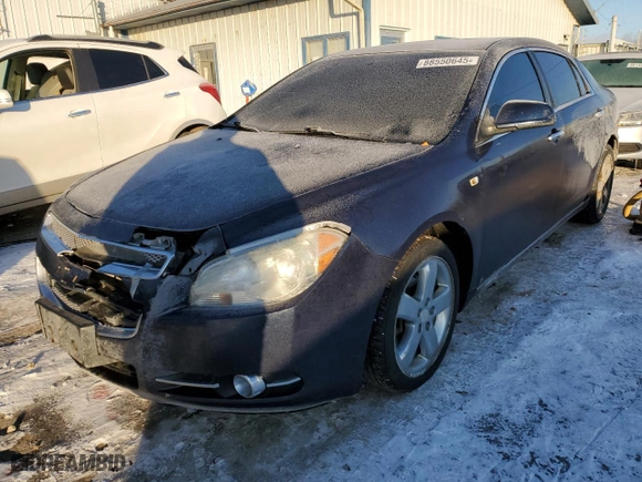 2008 Chevrolet Malibu LTZ with VIN 1G1ZK57B88F210448, listed as a Copart auction lot 88550645 with 218,152 mi miles and Salvage Title. Bid and sale history available at carsss.com. Image 1.