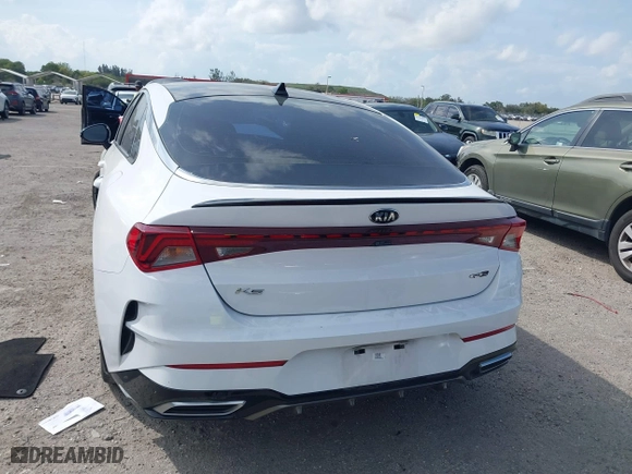2021 Kia K5 GT-Line with VIN 5XXG64J23MG064946, listed as a IAAI auction lot 41611733 with 45,596 mi miles. Bid and sale history available at carsss.com. Image 16.