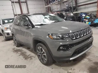 2022 Jeep Compass High Altitude with VIN 3C4NJDCBXNT101483, listed as a IAAI auction lot 41573157 with 18,473 mi miles and . Bid and sale history available at carsss.com. Image 1.